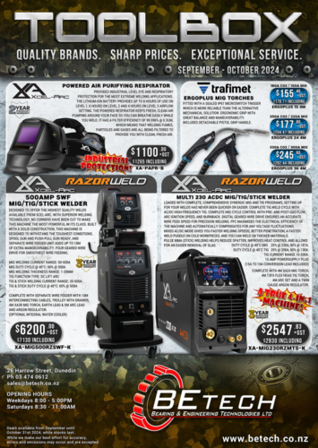 Toolbox flyer September - October